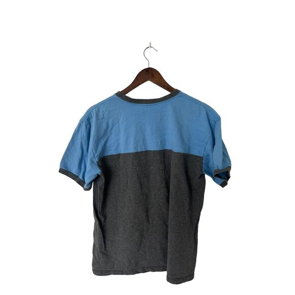 Vintage Nike sz XL blue/gray colorblock graphic t-shirt mens - Picture 2 of 2